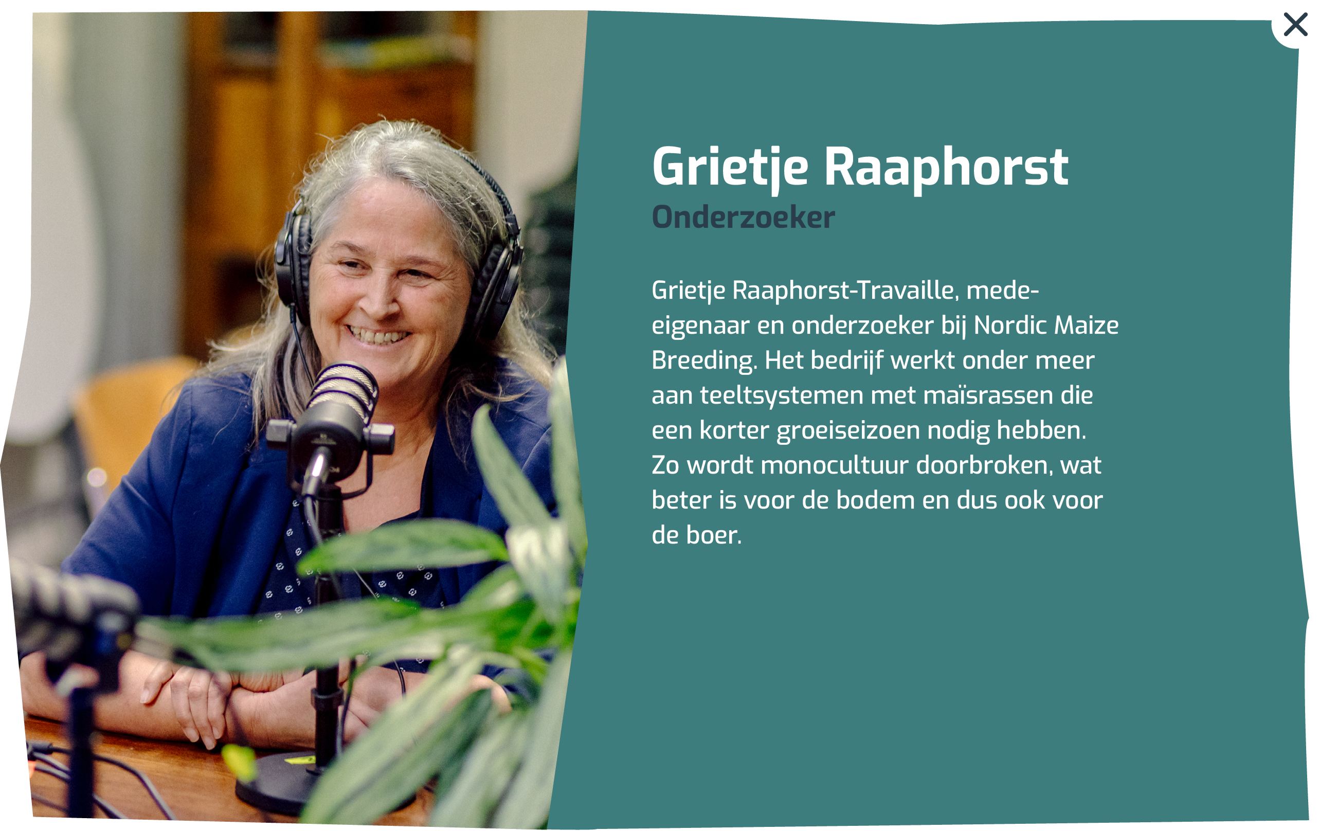 Grietje Raaphorst Onderzoeker,Grietje Raaphorst Travaille, mede eigenaar en onderzoeker bij Nordic Maize Breeding. He...